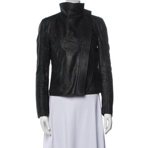Like new- Maje Lamb Leather Biker Jacket